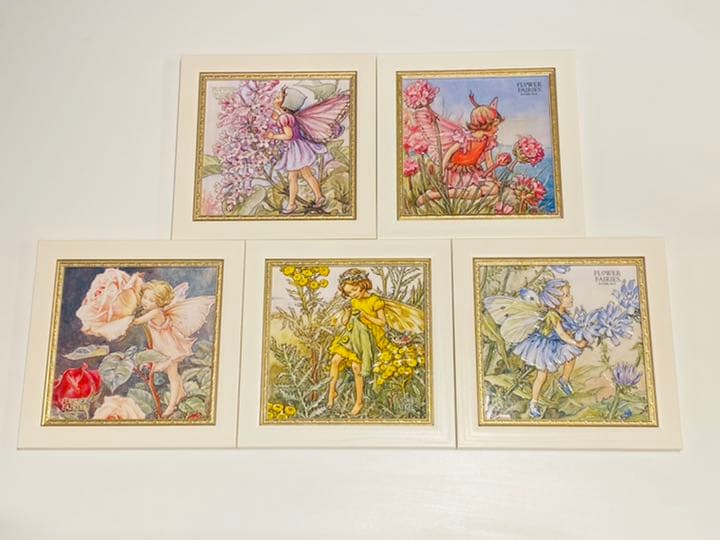 【絵画】フラワーフェアリーズ５枚