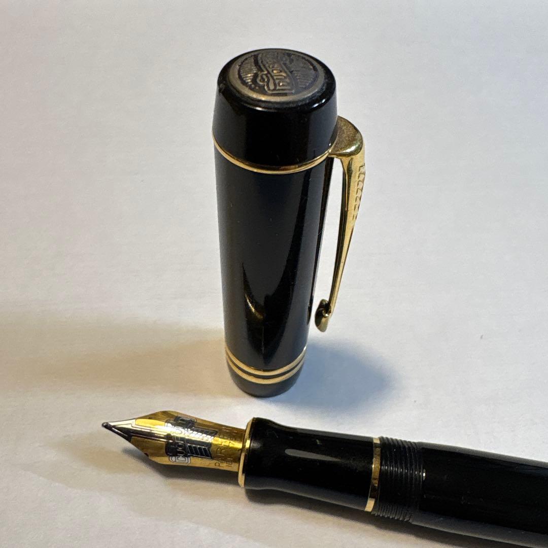 パーカー デュオフォール　センチティニアル⁇黒　M中字　万年筆　中古品　送料込み
