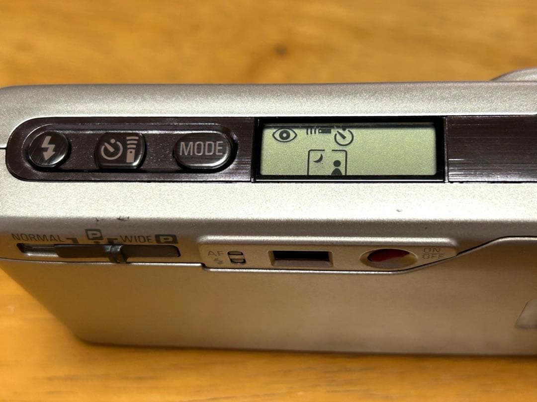 【動作〇】RICOH R1s フィルムカメラ シルバー　専用本革ケース付き