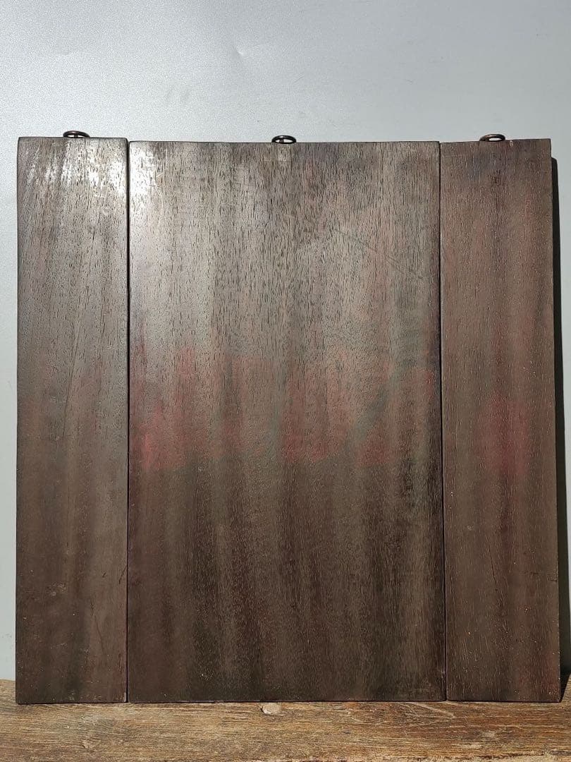 旧家蔵出　紫檀木　關公·關帝 關羽 彫刻　時代物　置物　インテリア