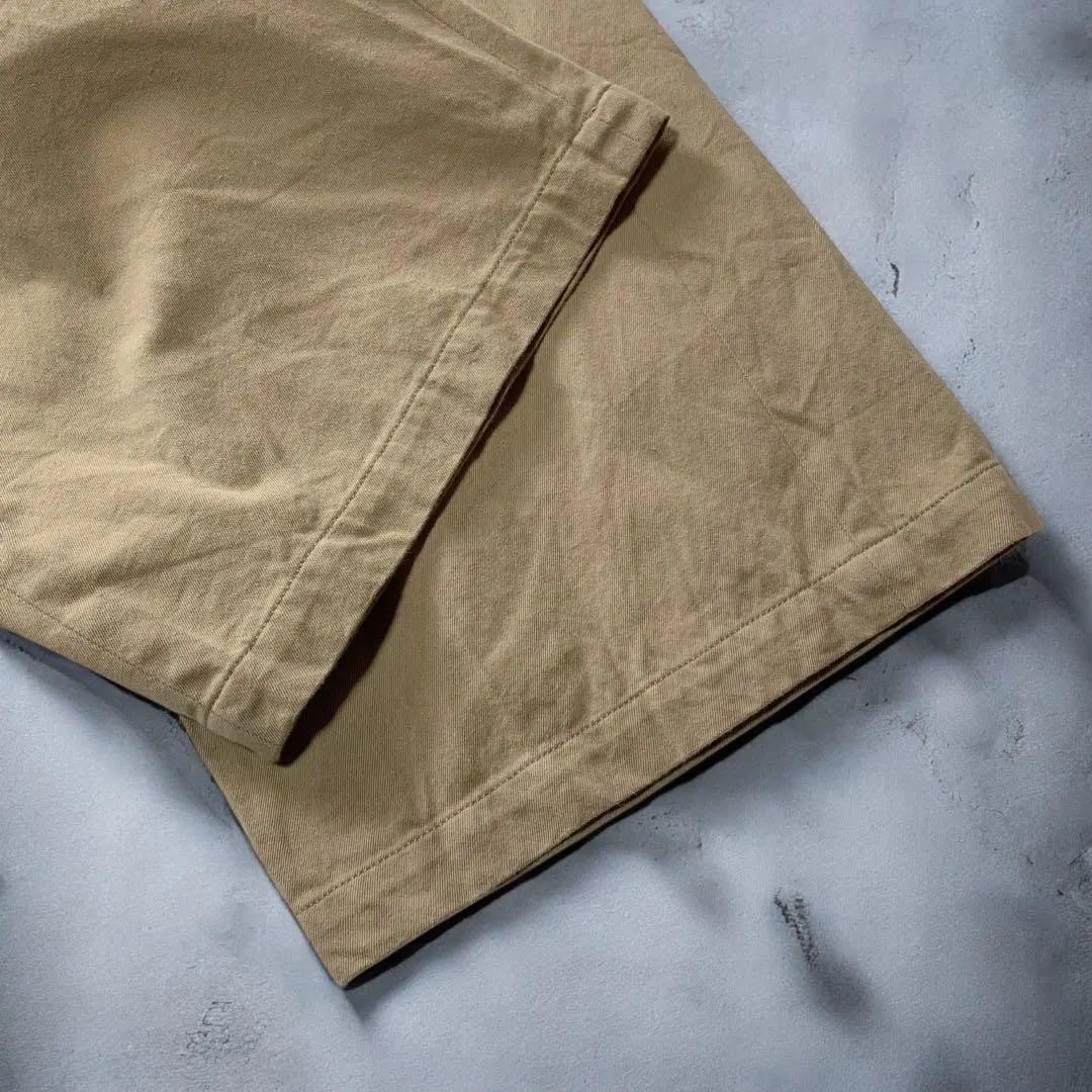 【人気】YAECA ヤエカ チノワイドパンツ カーキ 68603
