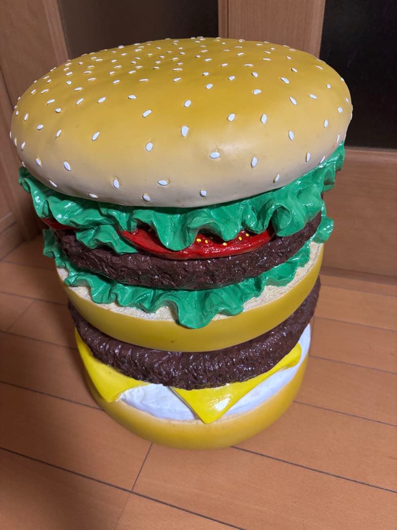 おもしろ雑貨　ロータリーヒロ　ハンバーガーチェア　 イースねチェア