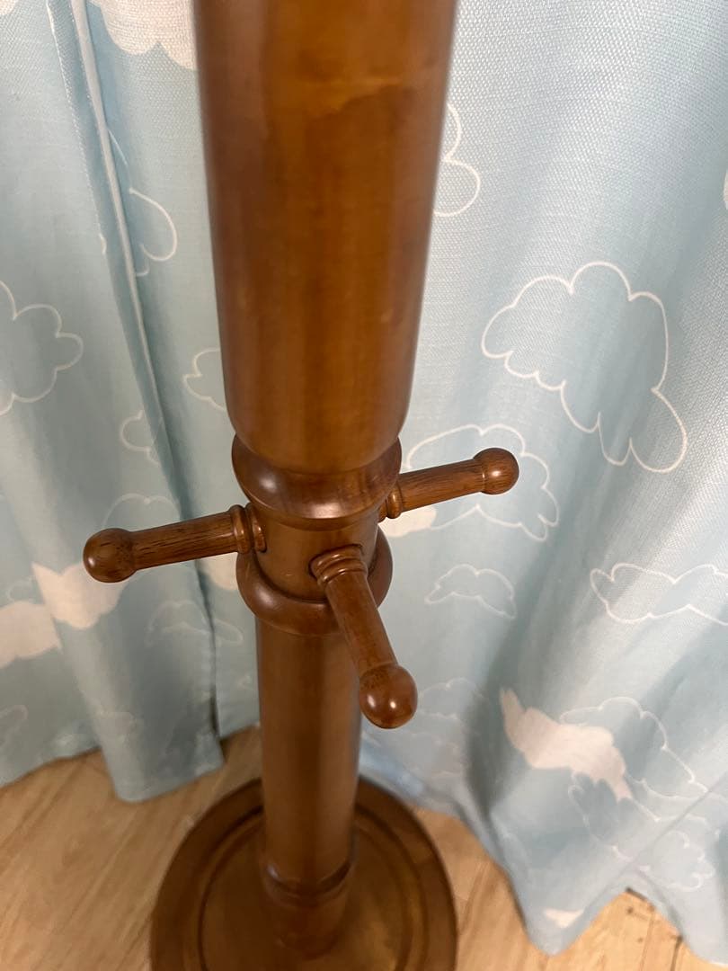 美品送料込‼️ TOCOM あずま工芸 ポールハンガー コートハンガー 天然木