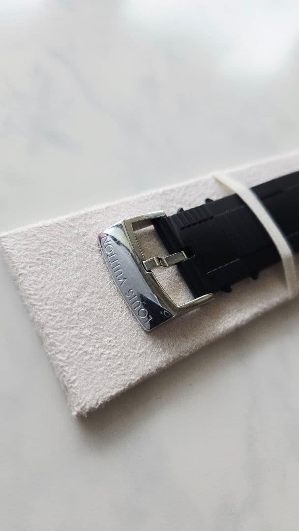 【週末値下】ルイヴィトン タンブールラバーベルト ブラック