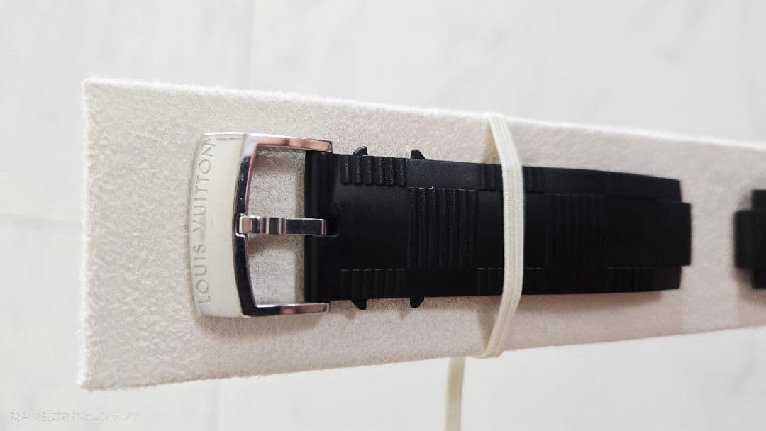 【週末値下】ルイヴィトン タンブールラバーベルト ブラック