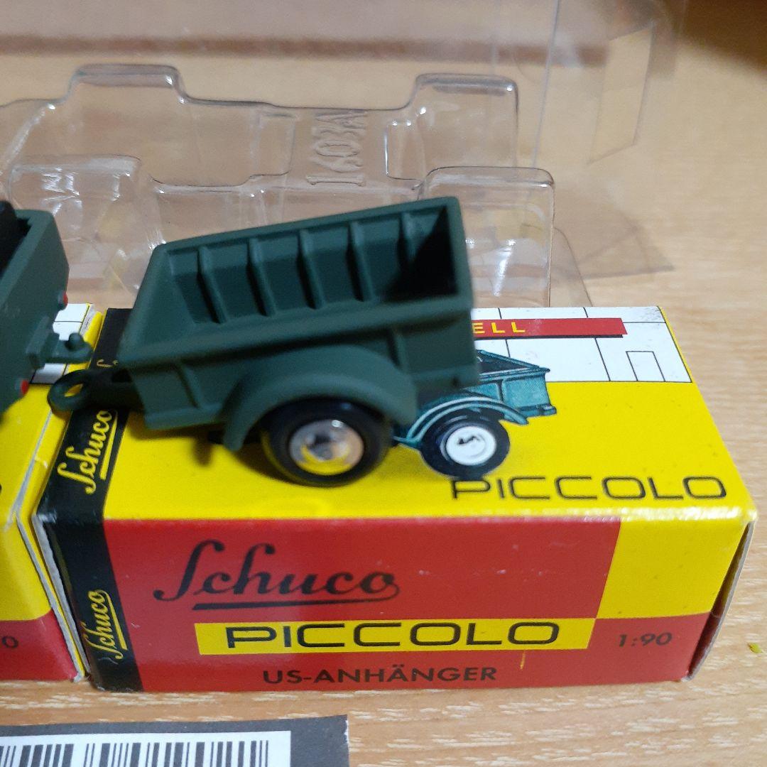 ミニカー SCHUCO PICCOLO Willy's Jeep mit Anhanger