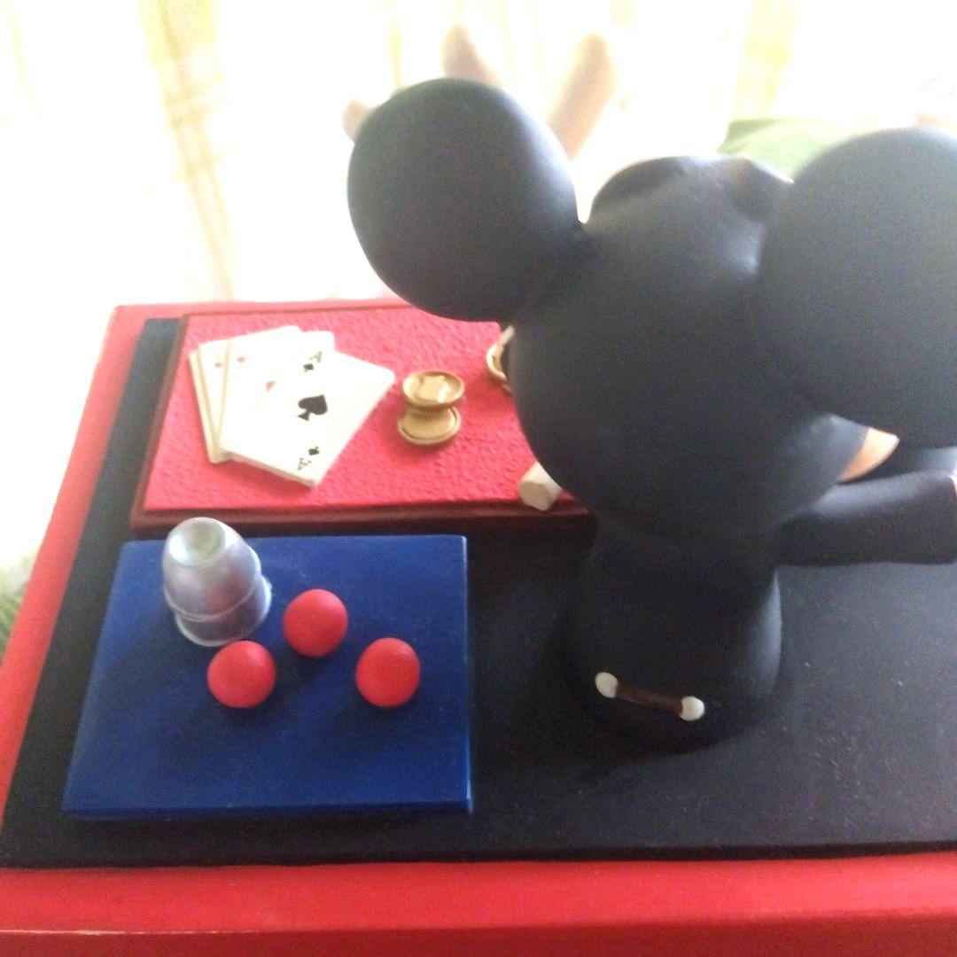 ✫レトロポップDisneyキューティッシュケースマジシャンミッキーKGもん