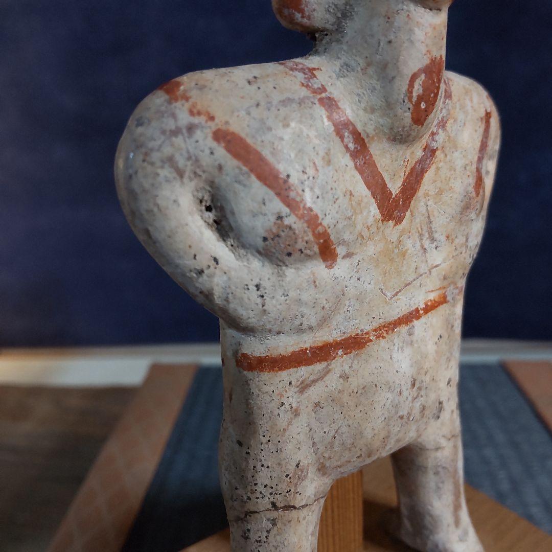 彩色土偶、メキシコ、テラコッタ、ナヤリート