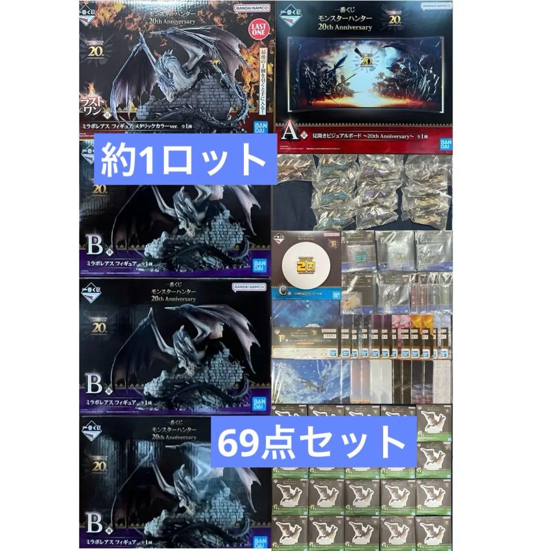 一番くじ モンスターハンター 20th Anniversary 約1ロット69点