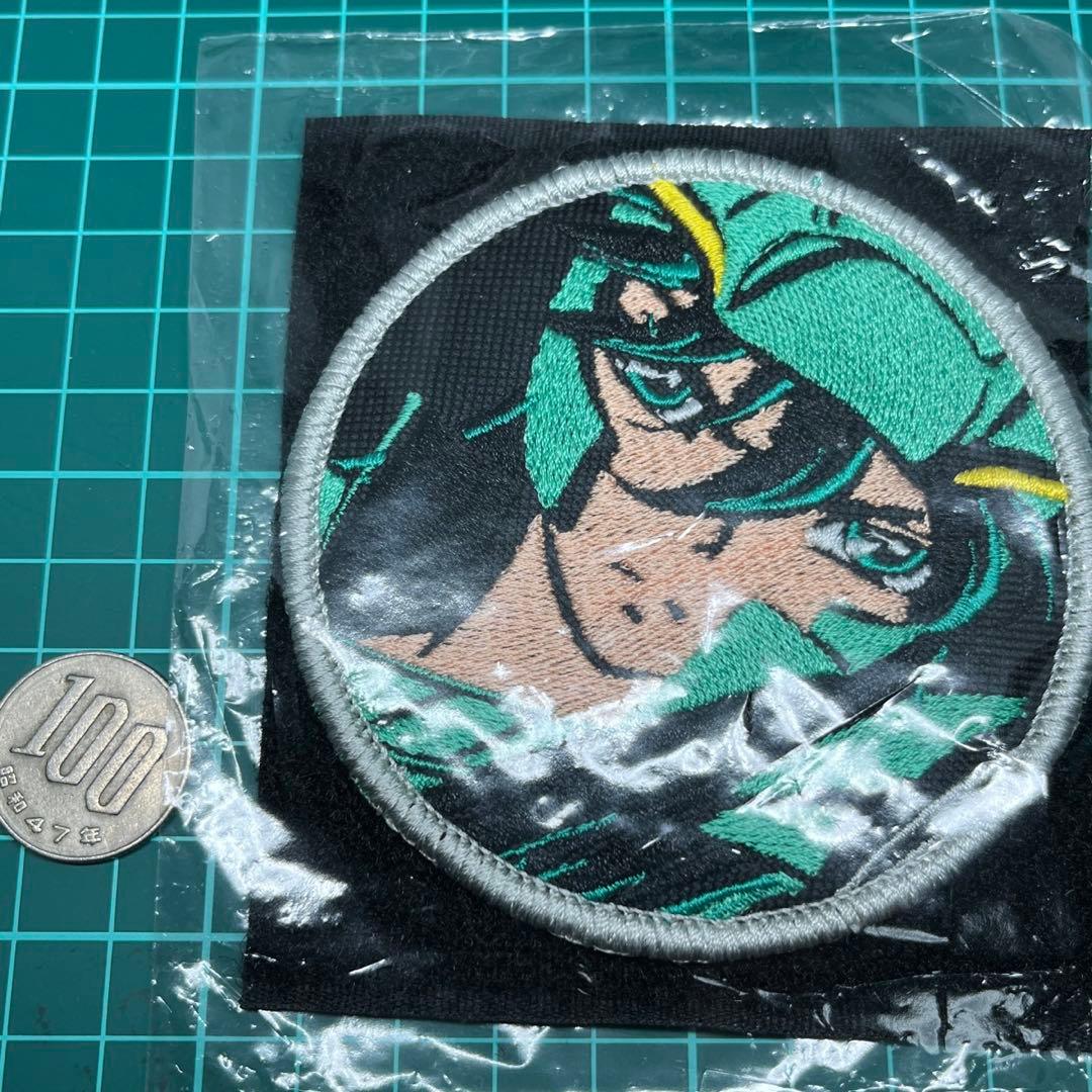 聖闘士星矢 ドラゴン紫龍 刺繍ベルクロパッチ 約10cm