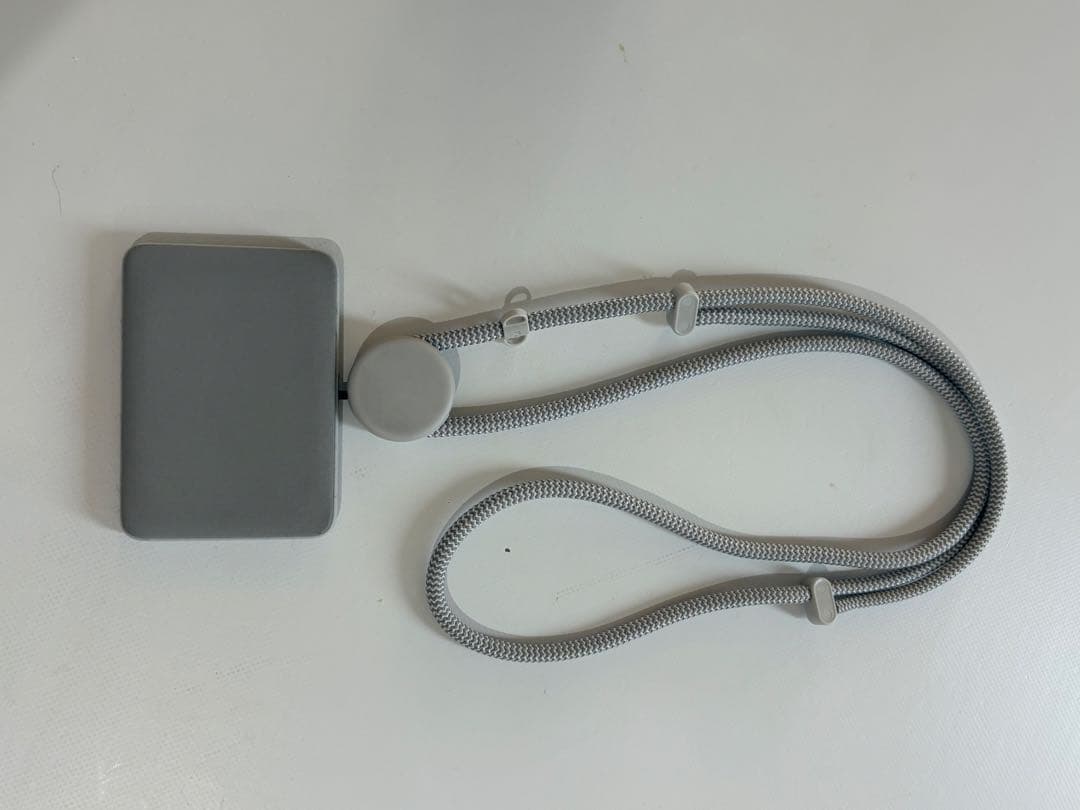 ZENLET 首掛けストラップ二刀流　コンクリートグレー