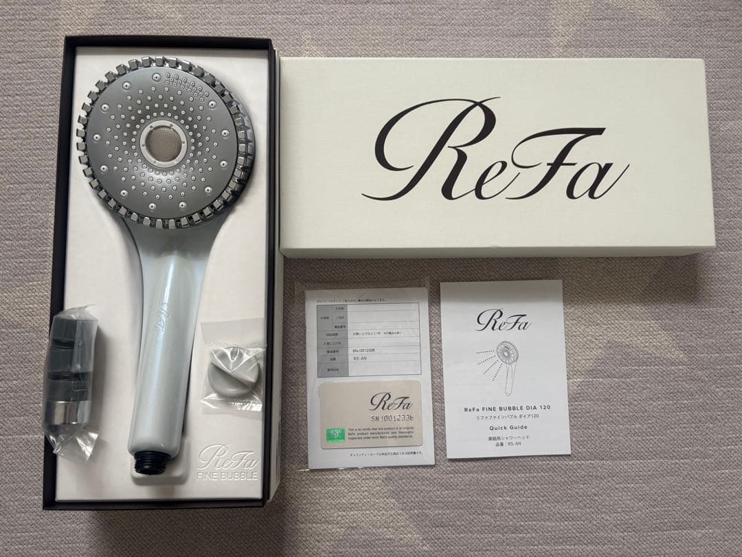 ReFa　リファファインバブルダイア120　ホワイト　シャワーヘッド　箱付