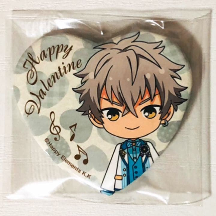 新品★あんスタ【零＆薫＆晃牙＆凛月】バレかく★特典★ハート缶バッジ★セット