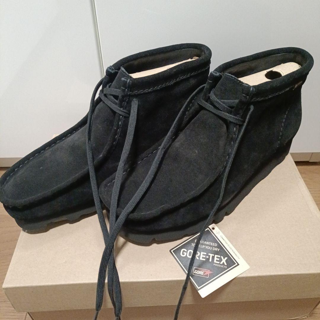 新品未使用 Clarks ワラビー ゴアテックス UK8 1/2 クラークス