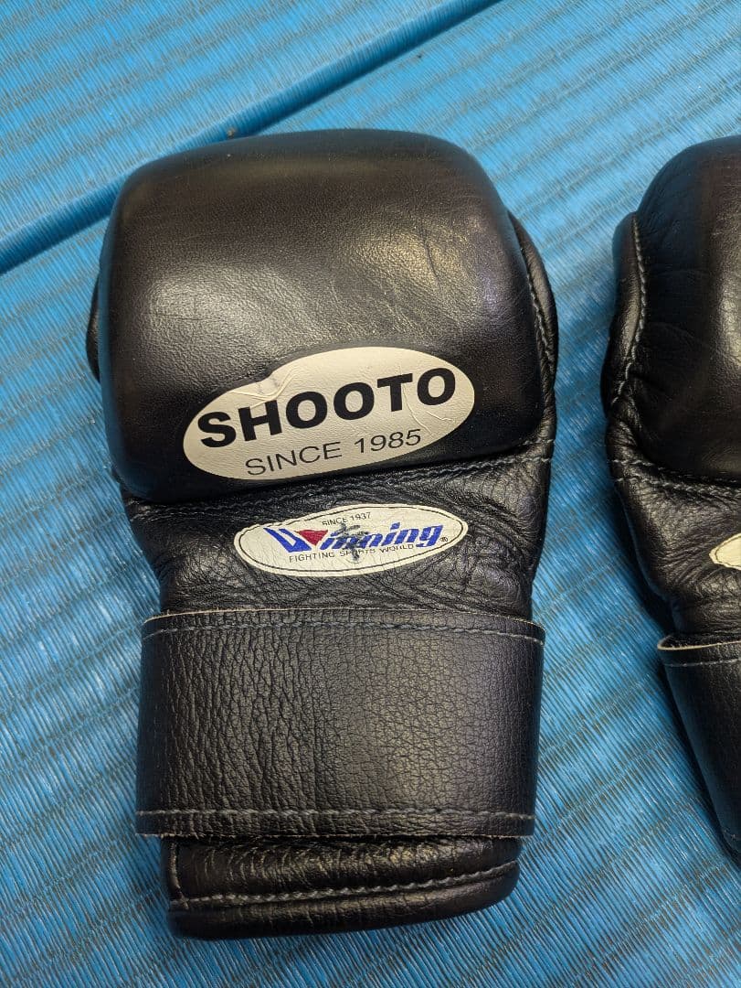 SHOOTO オープンフィンガーグローブ 黒 Winning製　Mサイズ　MMA