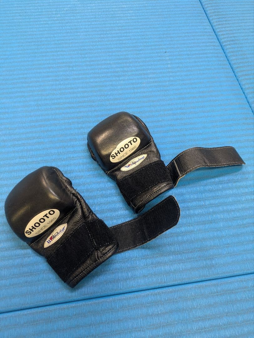 SHOOTO オープンフィンガーグローブ 黒 Winning製　Mサイズ　MMA