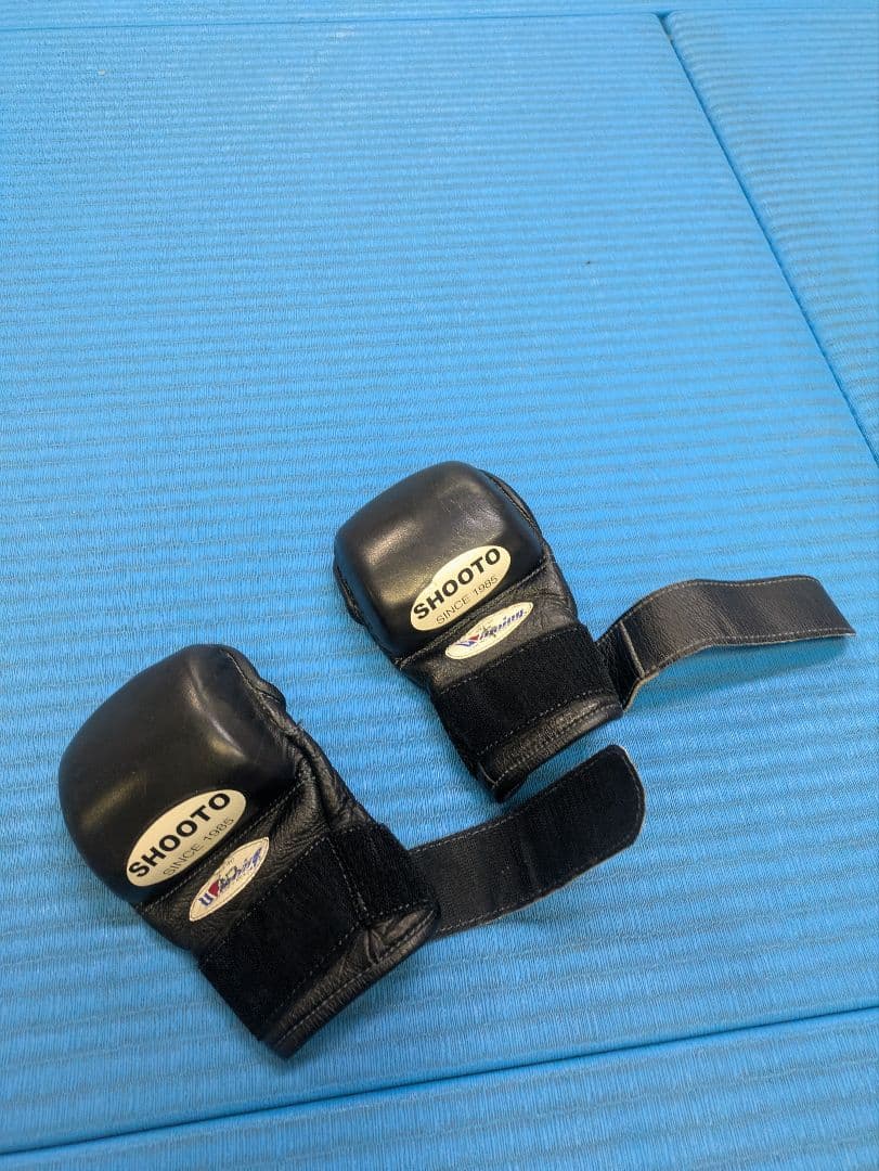SHOOTO オープンフィンガーグローブ 黒 Winning製　Mサイズ　MMA