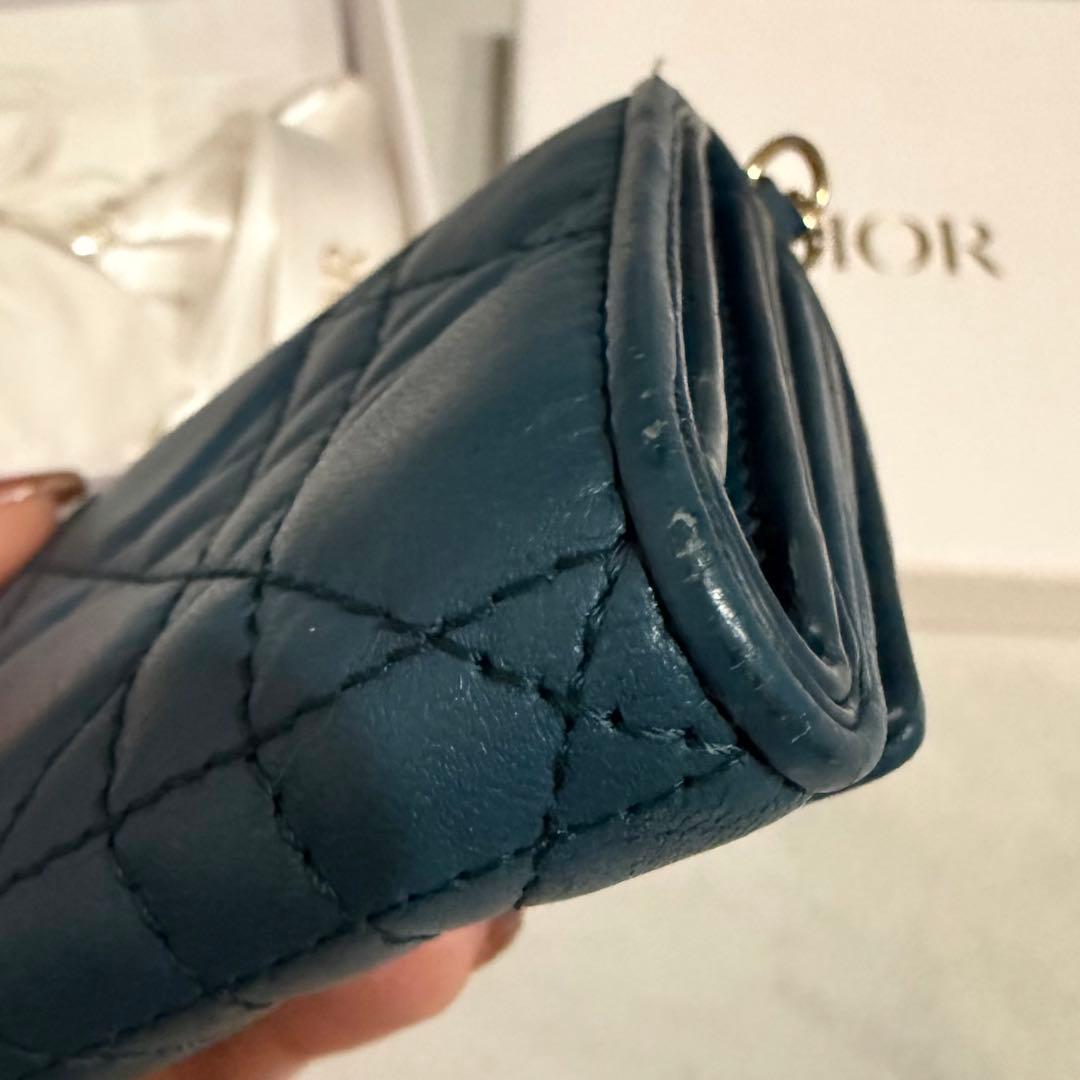 Dior ディオール レザー 三つ折り 財布 ウォレット