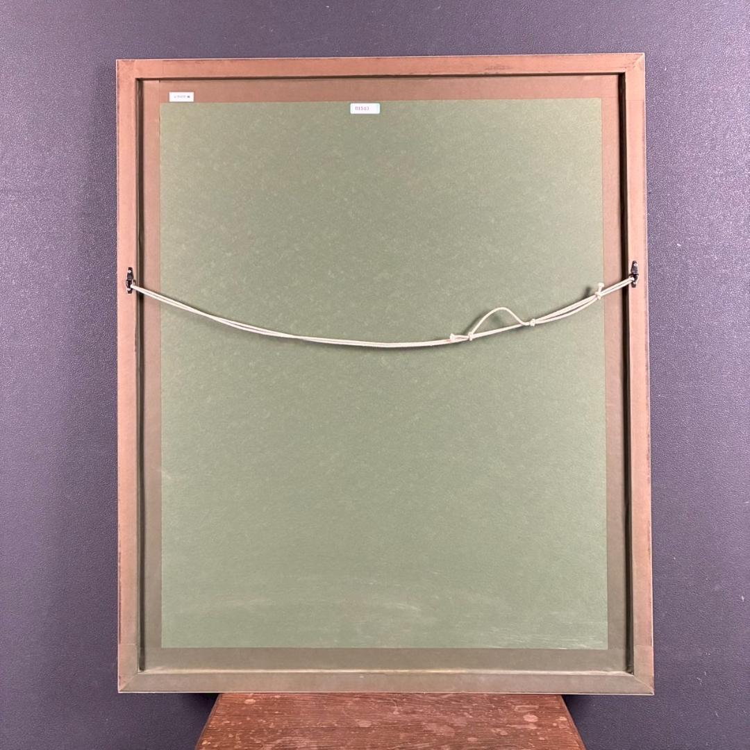 ベルナール・シャロワ「城」リトグラフ 直筆サイン入り 額縁入り 限定品