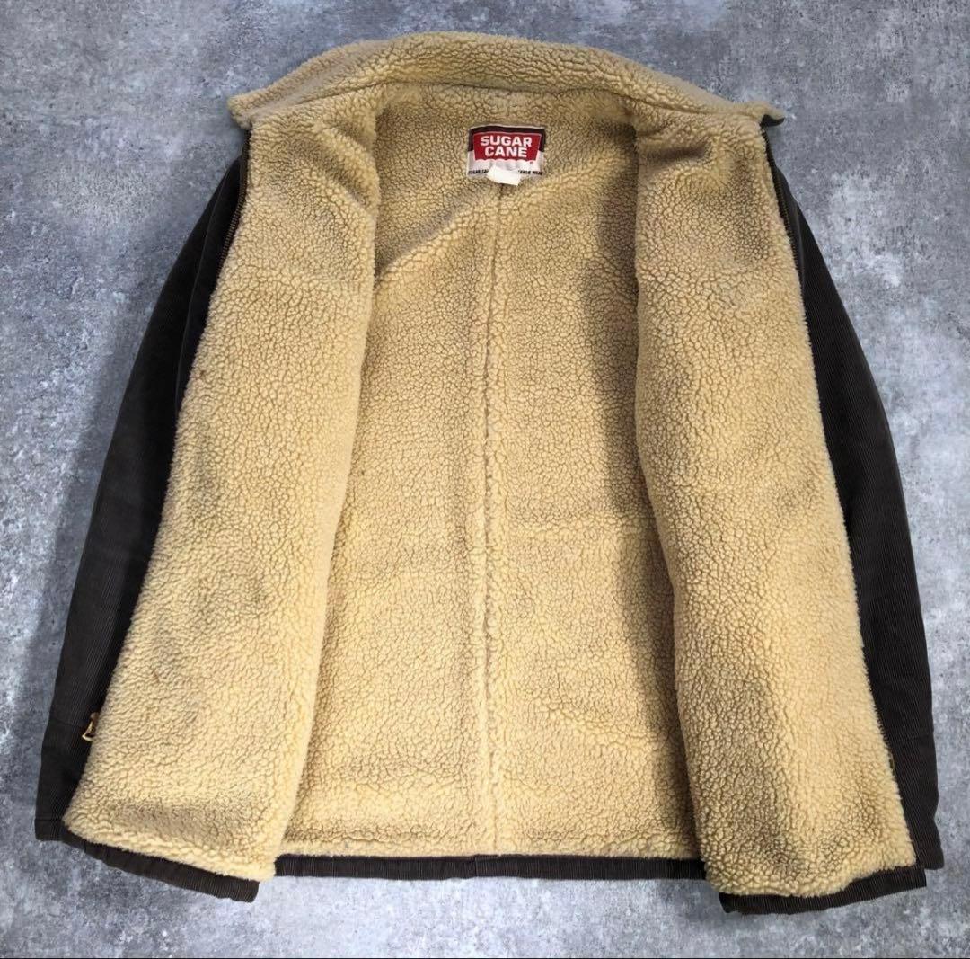 h*e様 シュガーケーン ランチコート コーデュロイ 裏ボア