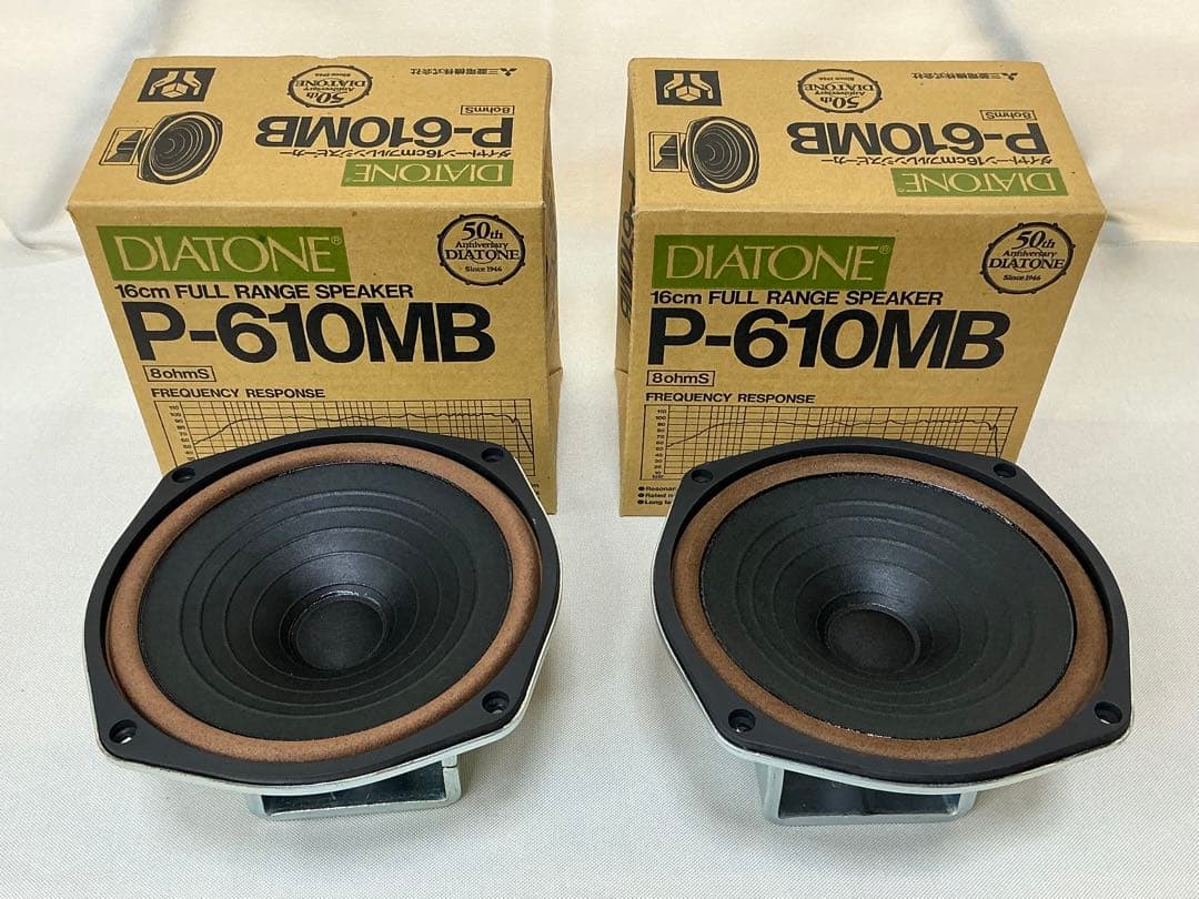 【美品】DIATONE 50周年記念￼ P-610MB 8Ω フルレンジペア
