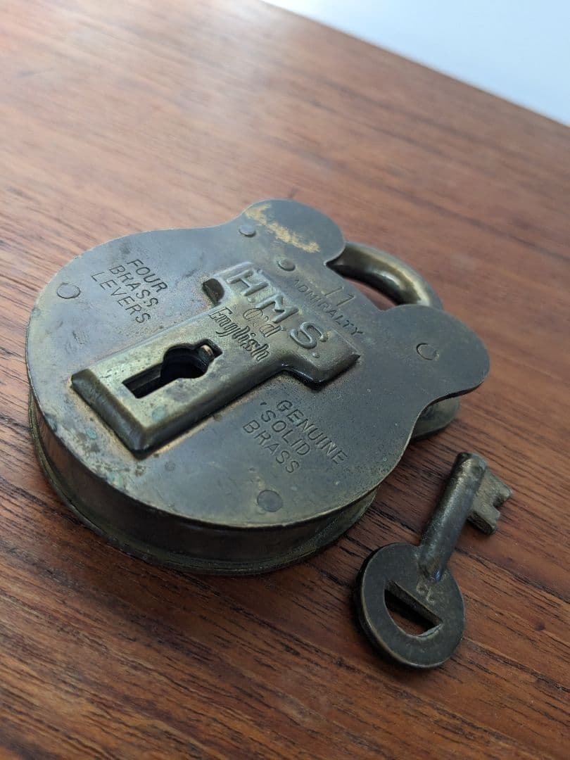 値下げ！アメリカ製　アンティーク　南京錠　ヴィンテージ