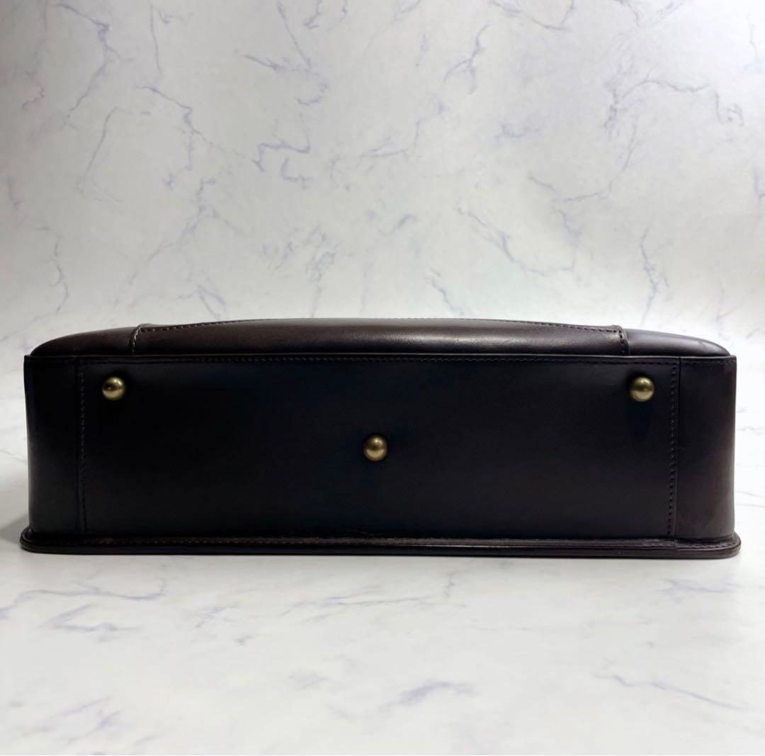 高級✨鞄いたがき ITAGAKI ビジネスショルダー 2way ダークブラウン