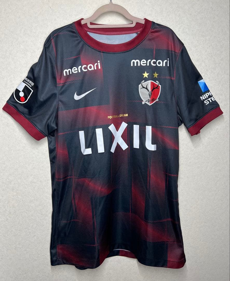 鹿島アントラーズ　ブライトン戦　レプリカユニ　Lサイズ　中古　40 鈴木優磨