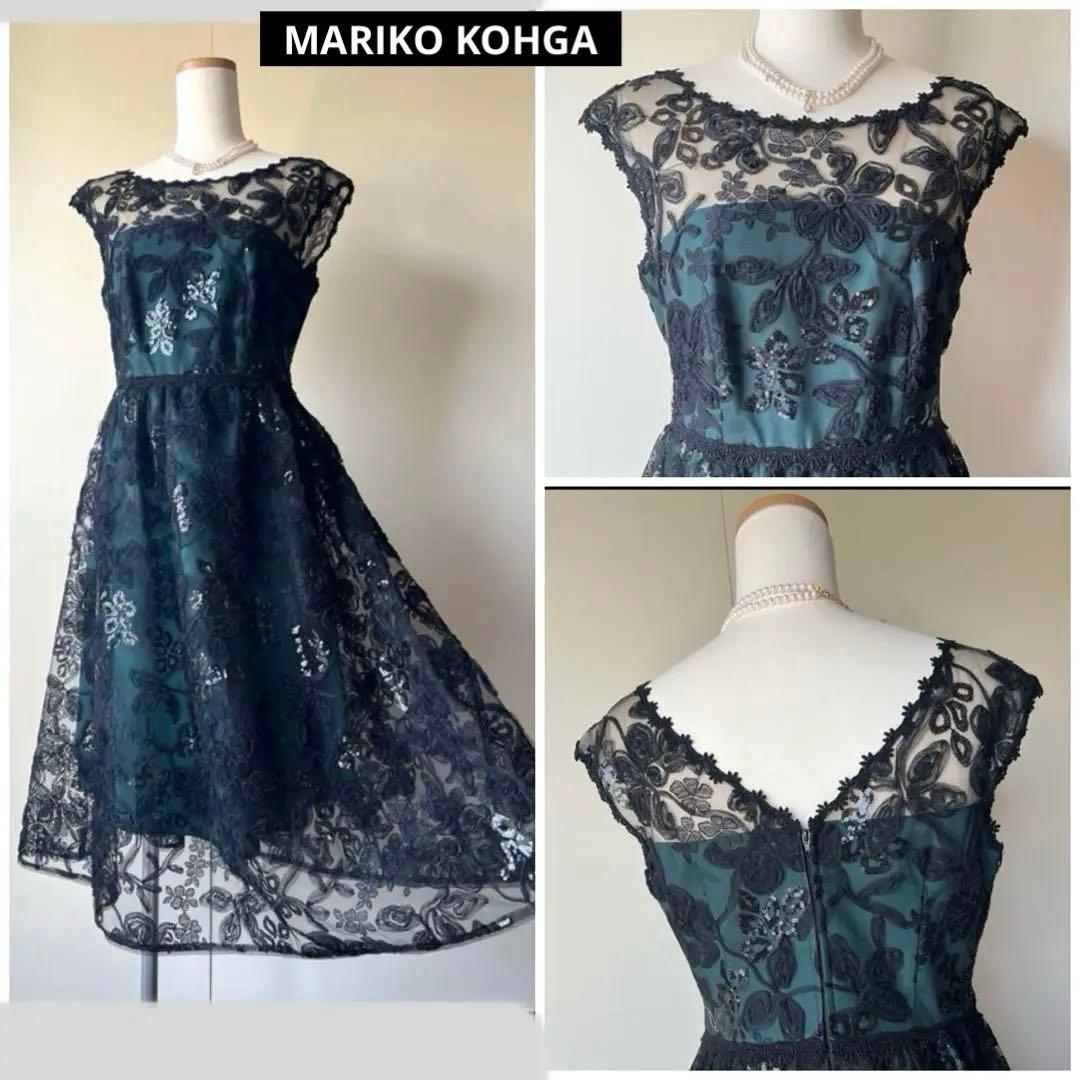 新品東京ソワールMARIKO KOHGA ドレスワンピース　38号