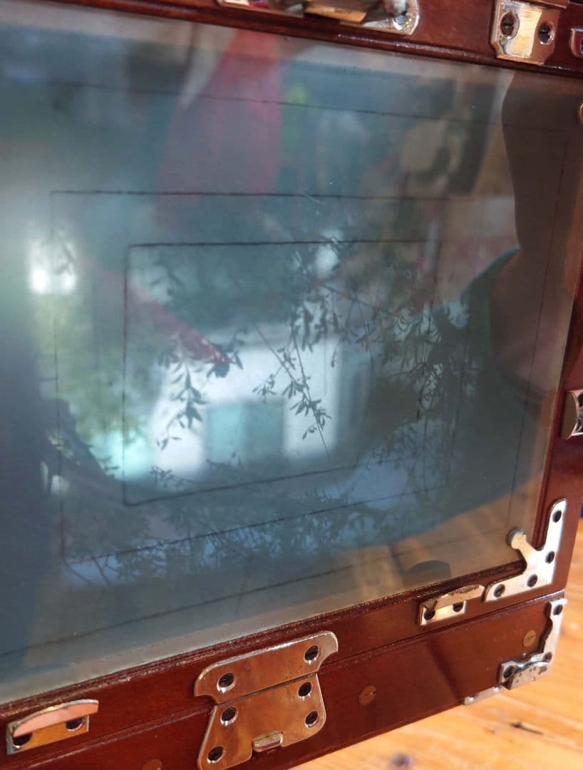 R.Konishi 木製 大判カメラ 蛇腹カメラ シャッター レンズ 三脚