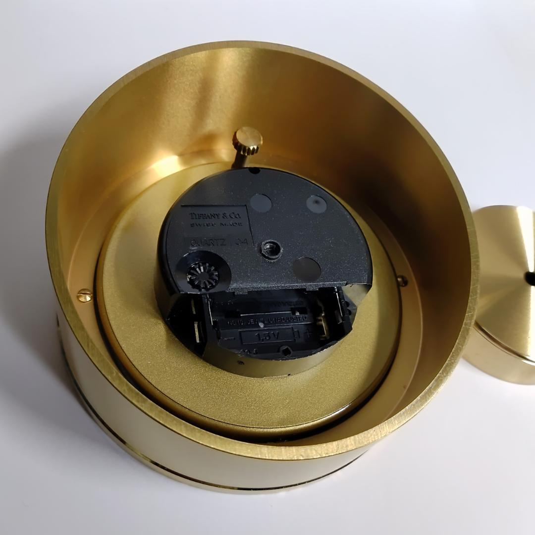 【ジャンク】ティファニー TIFFANY アトラス クロック 置き時計