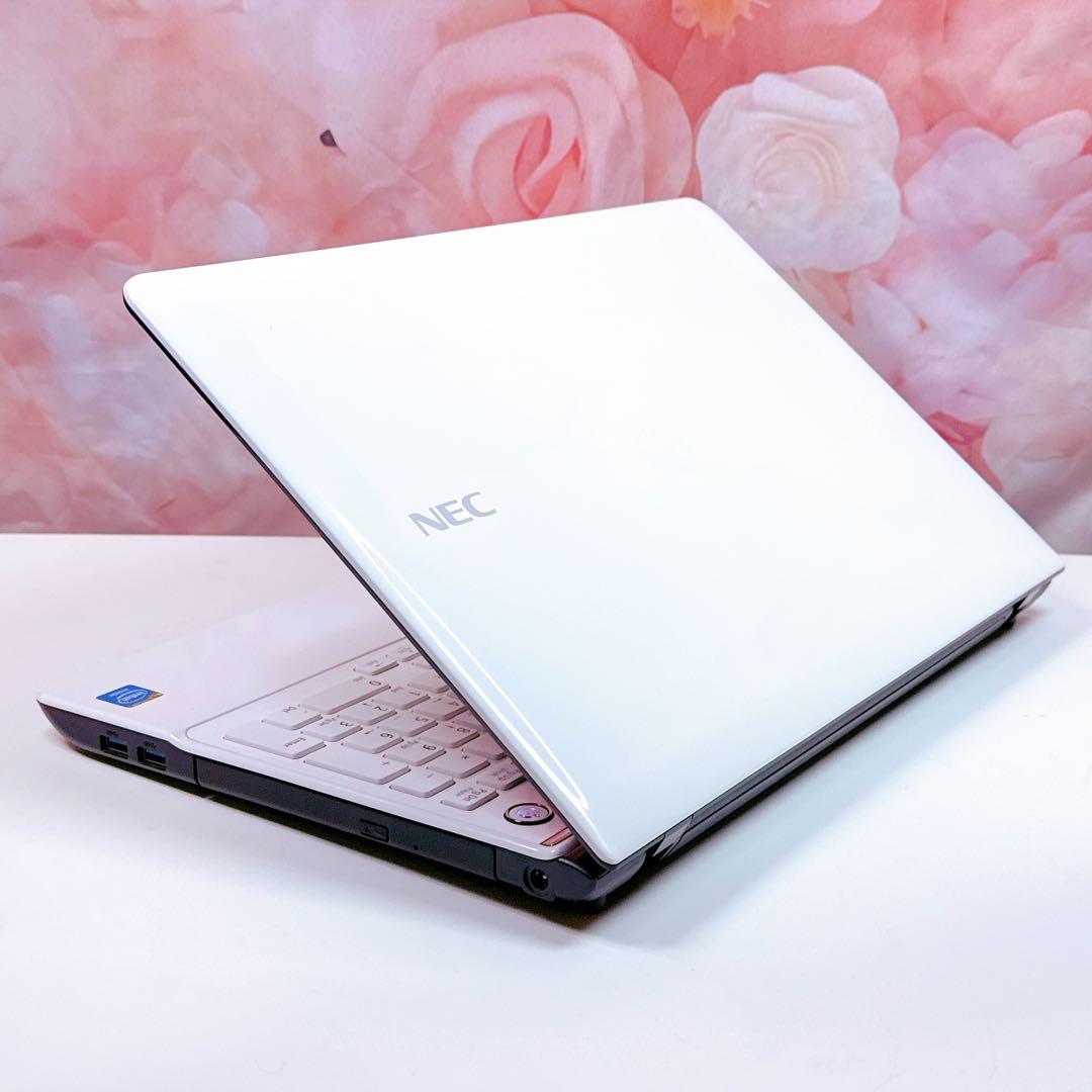 新品SSDで爆速✨windows11 ノートパソコン✨オフィス カメラ 白