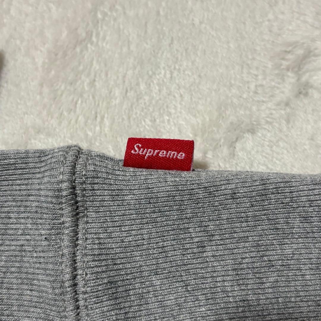23 【極美品】 シュプリーム　パーカー　グレー　Sサイズ　モーションロゴ