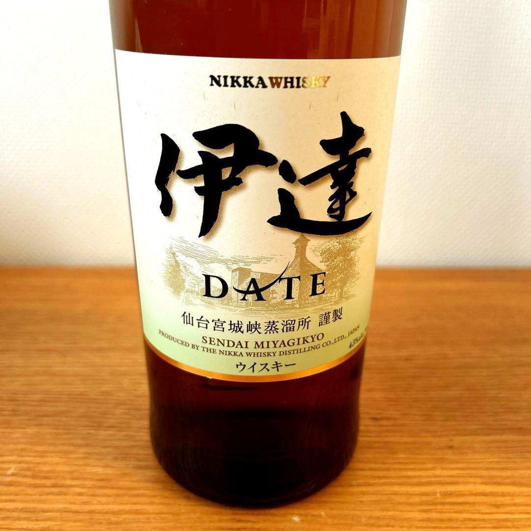 ニッカウヰスキー 伊達　仙台宮城峡蒸溜所 謹製　43度　700ml