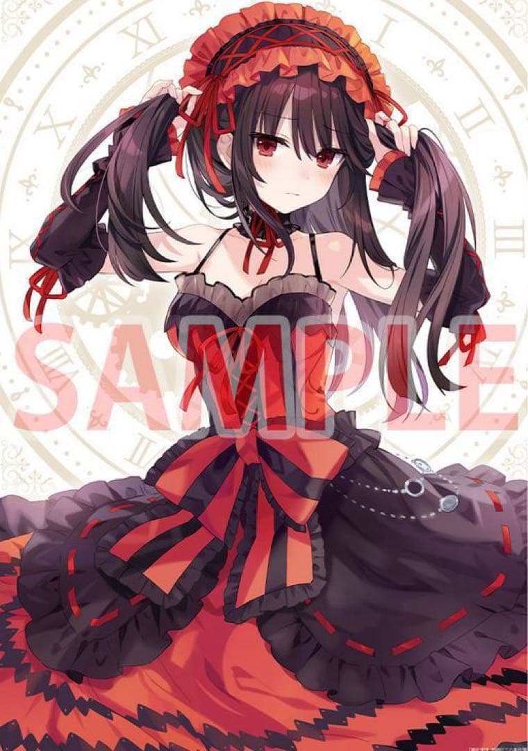 デート・ア・ライブ 時崎狂三 等身大布ポスター 抱き枕カバー タペストリー