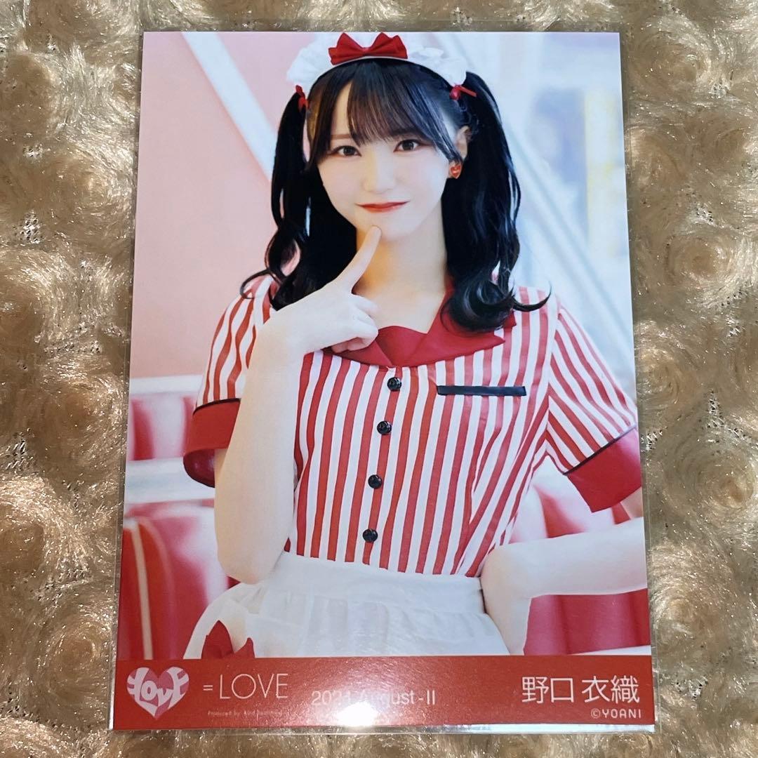 =LOVE イコラブ 生写真 ミニフォト 野口衣織 仲直りシュークリーム