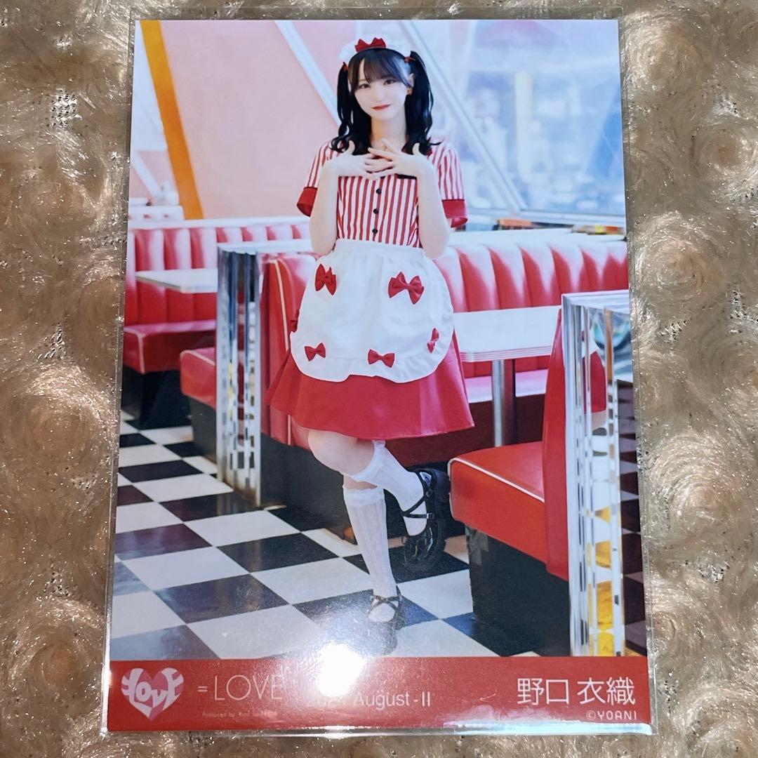 =LOVE イコラブ 生写真 ミニフォト 野口衣織 仲直りシュークリーム