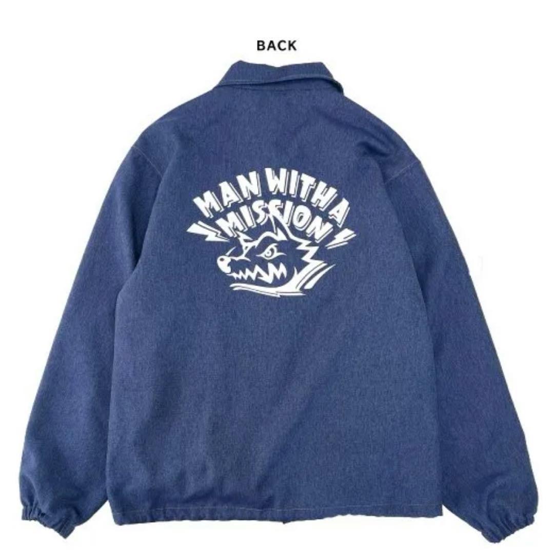 MAN WITH A MISSION デニム風コーチジャケット