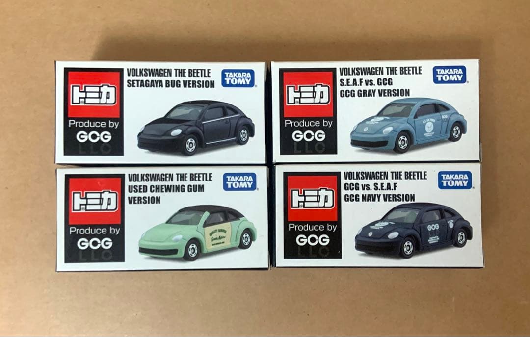 トミカ　GCG　世田谷ベース　フォルクスワーゲン ビートル　4点セット