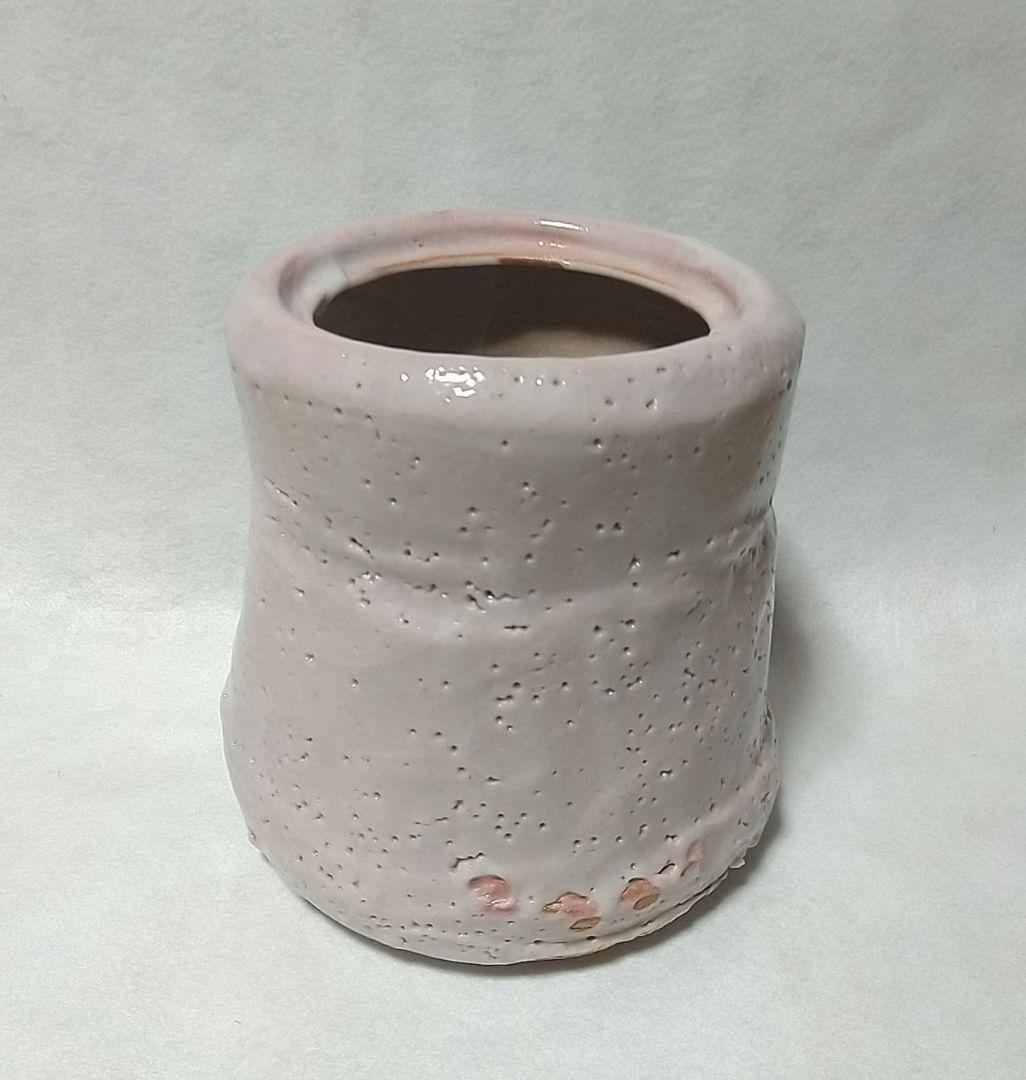 林正太郎 志野水指 共箱 共布 日本工芸会正会員 美濃焼