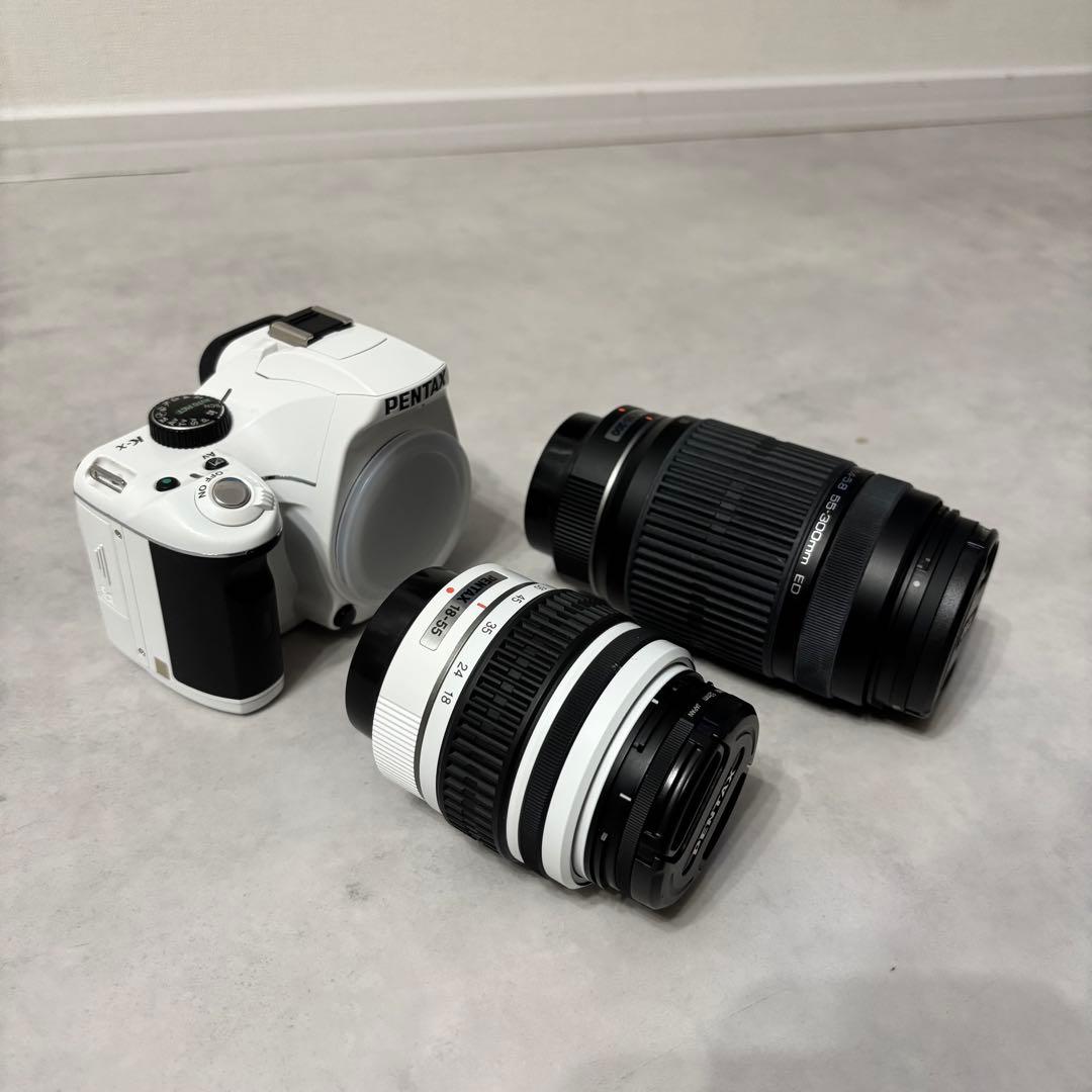 PENTAX K-x ホワイト デジタル一眼レフカメラ