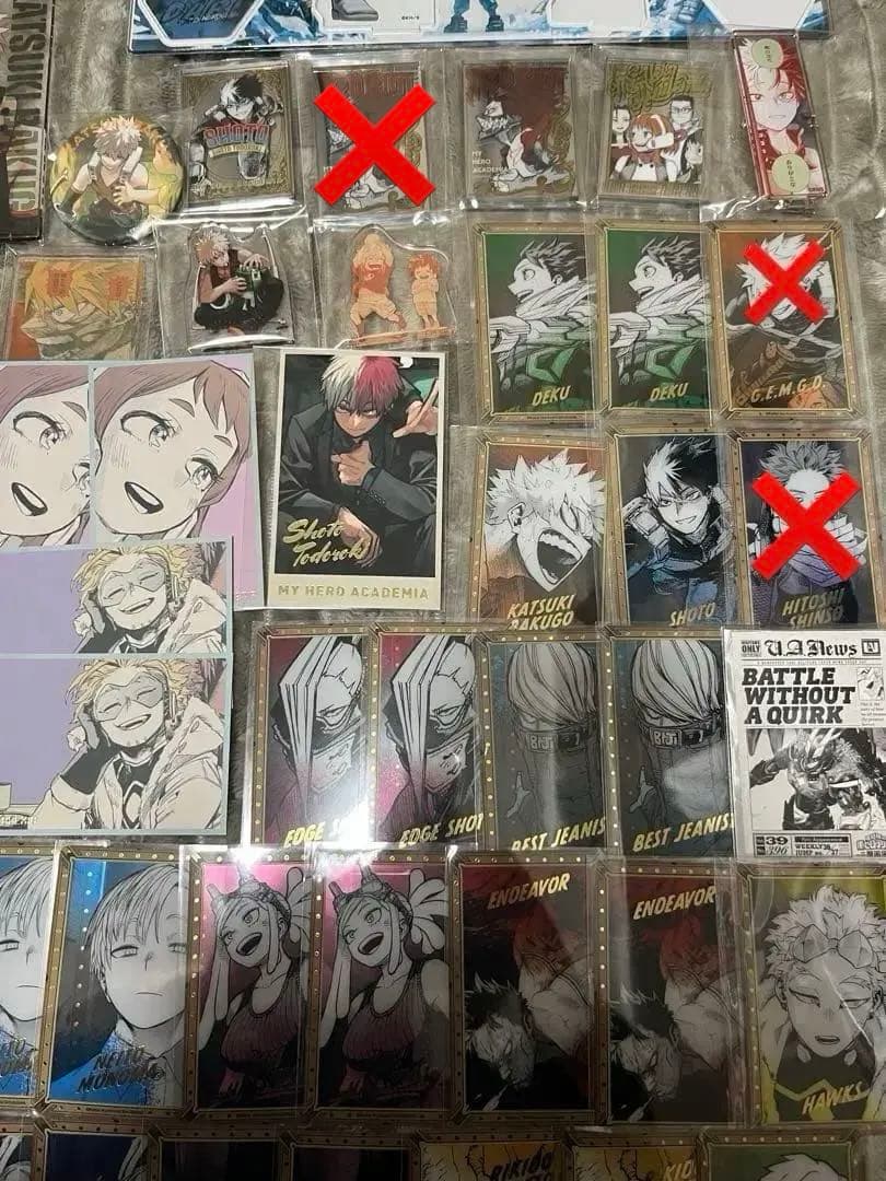 僕のヒーローアカデミア 原画展 グッズ まとめ売り 轟焦凍 緑谷出久 爆豪勝己