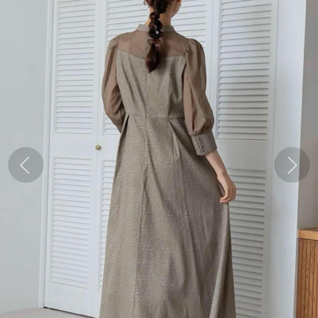 【formformaオリジナル】ジャガードワンピースドレス