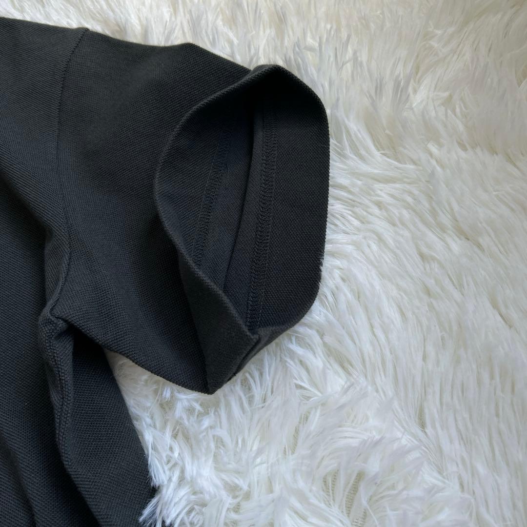 マーガレットハウエル オーガニックコットン ポロシャツ 24ss ブラック II