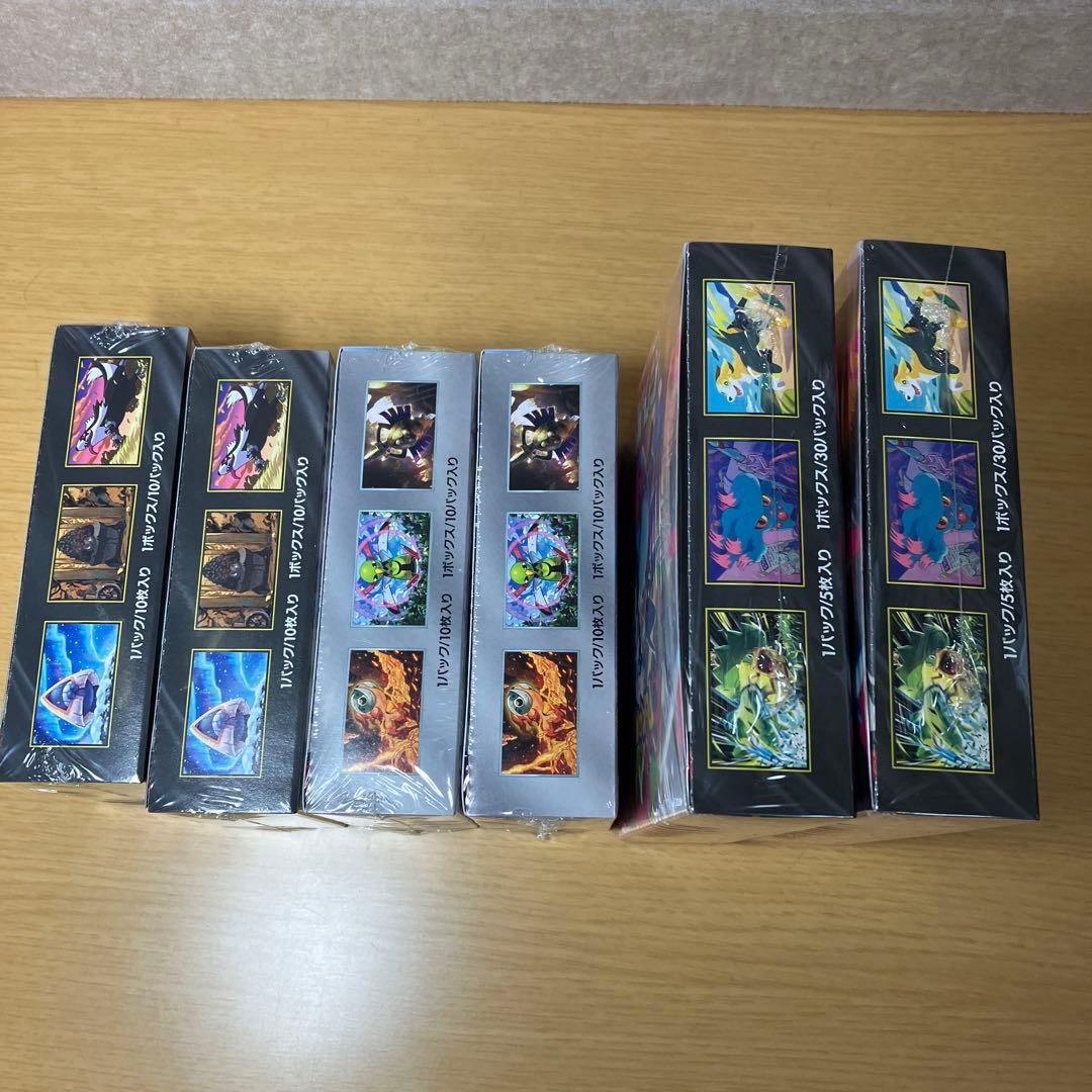 新品シュリンク付ポケカMEGAドリーム、インフェルノ、テラスタルフェス各2BOX