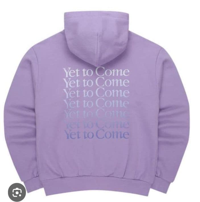 BTS Yet to Come パープル ジップアップフーディー ＸＬサイズ