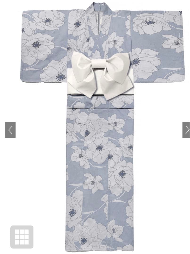 GRL 花柄浴衣セット　飾り紐　兵児帯