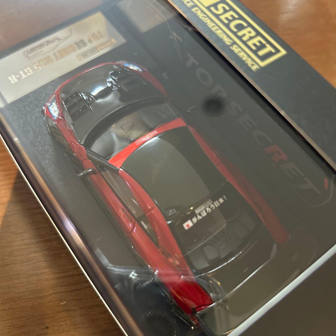 ミニカー TOP SECRET R35 GT-R TS RED 1/43