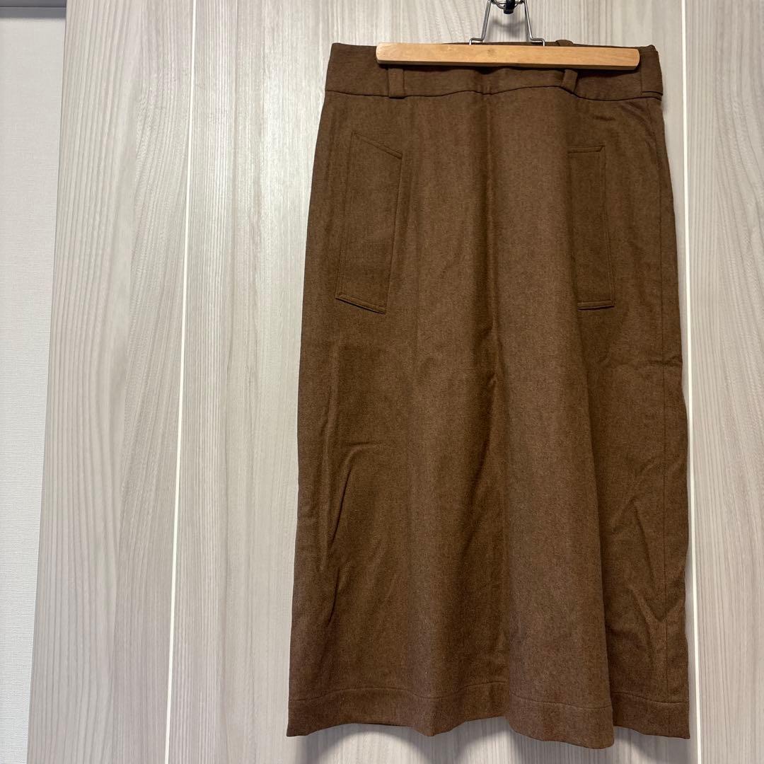 MARGARET HOWELL ブラウン　fox brothers スカート