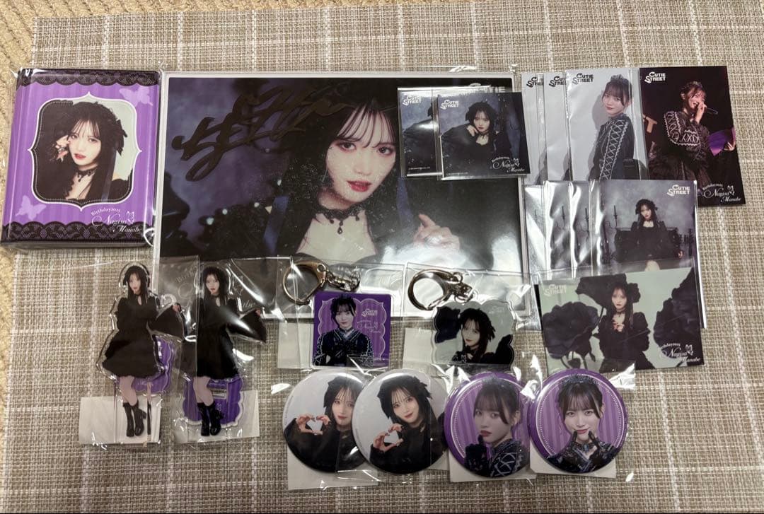 真鍋凪咲 生誕すきくじ サイン入りアクリルパネル チェキフォルダー